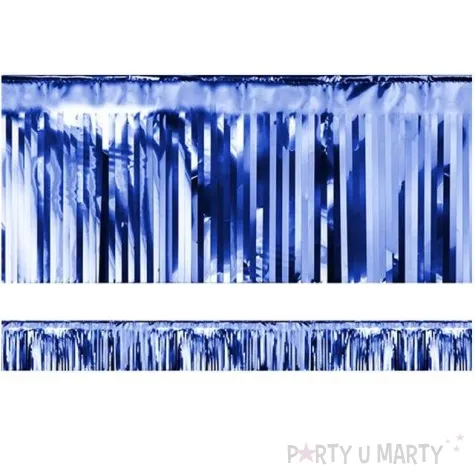 girlanda fredzle lameta partydeco niebieska 400 x 18 5 cm