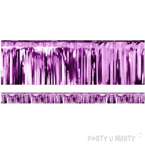girlanda fredzle lameta partydeco purpurowa 400 x 18 5 cm