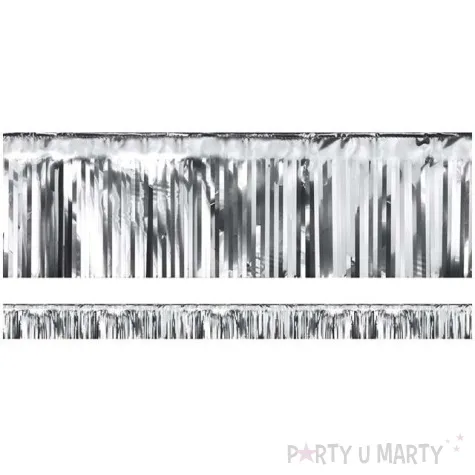 girlanda fredzle lameta partydeco srebrna 400 x 18 5 cm