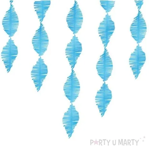 girlanda fredzle niebieskie partydeaco 300 cm