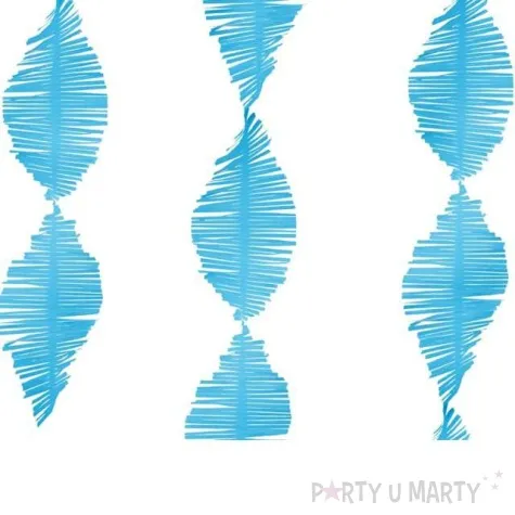 girlanda fredzle niebieskie partydeaco 300 cm