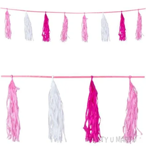 girlanda fredzle rozowy mix folat 300 cm