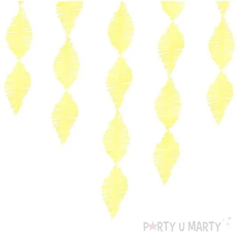 girlanda fredzle zolte partydeaco 300 cm