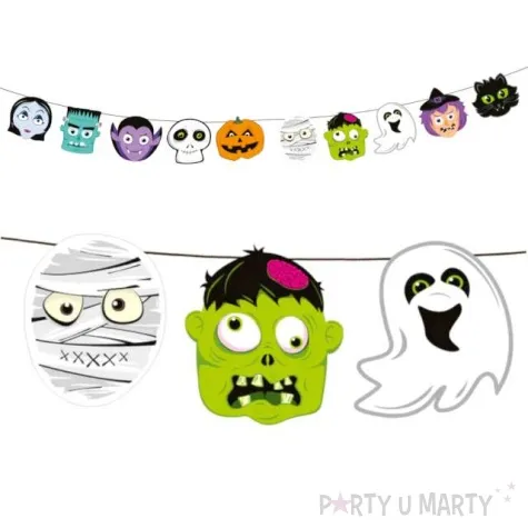 girlanda halloween monsters partypal 150 cm