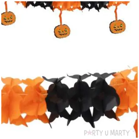 girlanda halloweenowe dynie partypal 300 cm