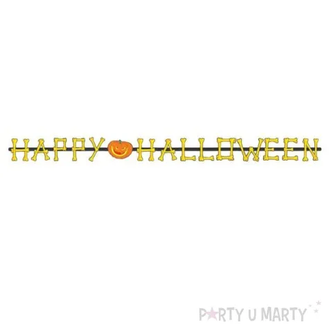girlanda happy halloween kosci zolta widmann 200 cm