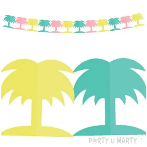 girlanda kolorowa palma mix godan 360 cm