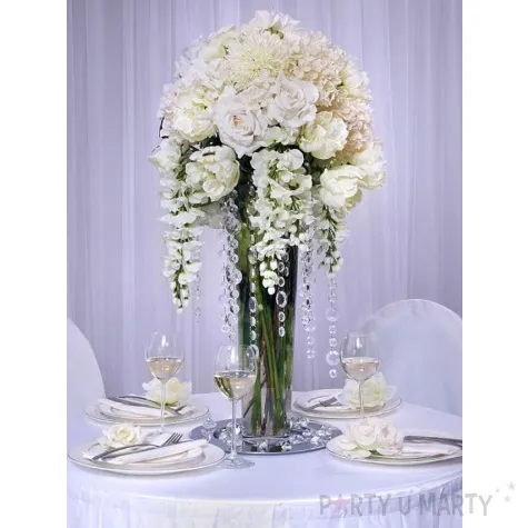 girlanda krysztalowa bezbarwny 100 cm 1szt