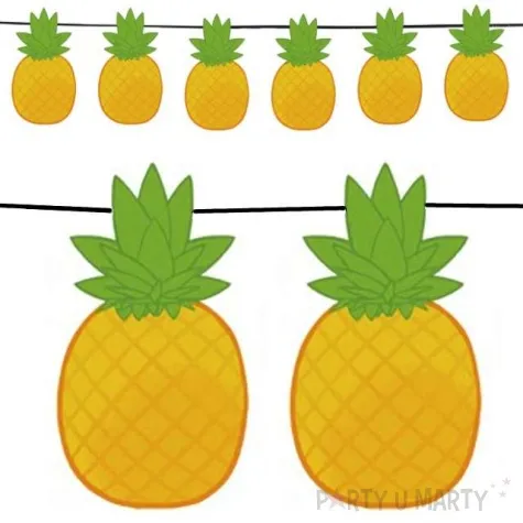 girlanda papierowa ananasy guirca 300 cm