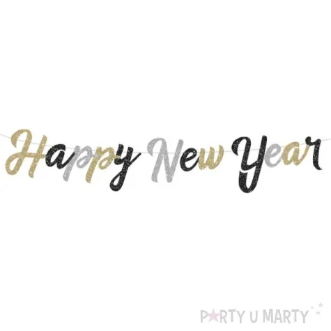 girlanda papierowa happy new year godan 250 cm