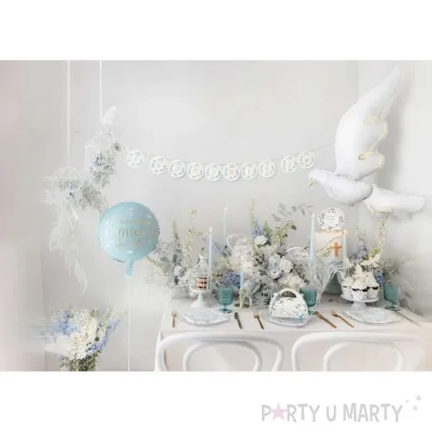 girlanda papierowa komunia swieta mix partydeco 200 cm