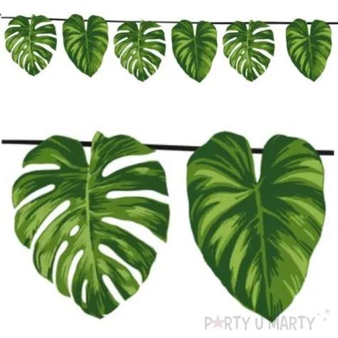 girlanda papierowa liscie palmy guirca 300 cm