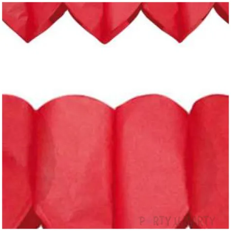 girlanda serca klasyczne czerwona folat 600 cm