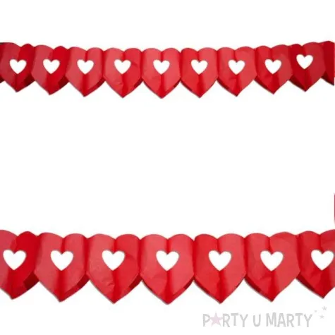 girlanda serca wyciete folat 600 cm