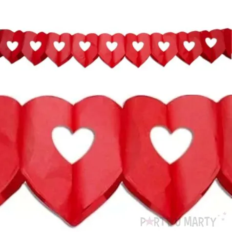 girlanda serca wyciete folat 600 cm