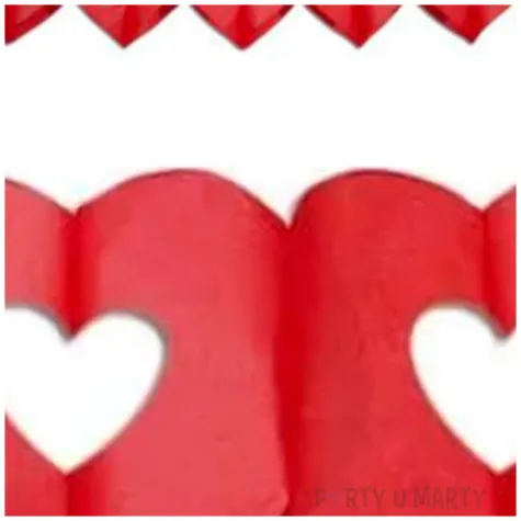 girlanda serca wyciete folat 600 cm