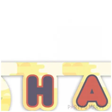 girlanda star wars mandalorian happy birthday procos 200 cm