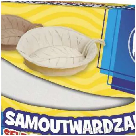 glina dla dzieci samoutwardzalna biala astra 460 g