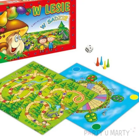 gra planszowa 2w1 w lesie i w sadzie alexander od 4 lat