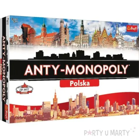 gra planszowa anty monopoly polska trefl od 8 lat