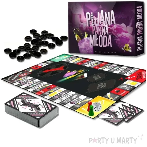 gra planszowa pijana panna mloda wieczor panienski propa ganda