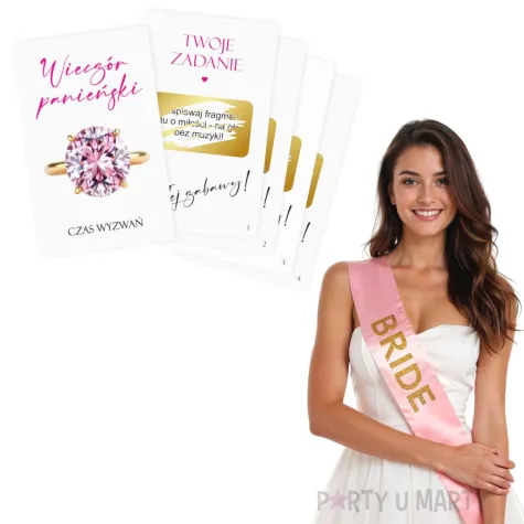 gra towarzyska zabawa na wieczor panienski zdrapki wyzwania soft 8 6x5 4 cm 21 szt