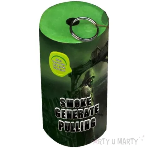 granat dymny smoke generator zielony z zawleczka triplex 130x40 mm