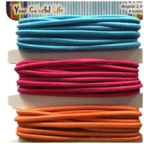 gumki dekoracyjne classic neon 4 kolory aliga