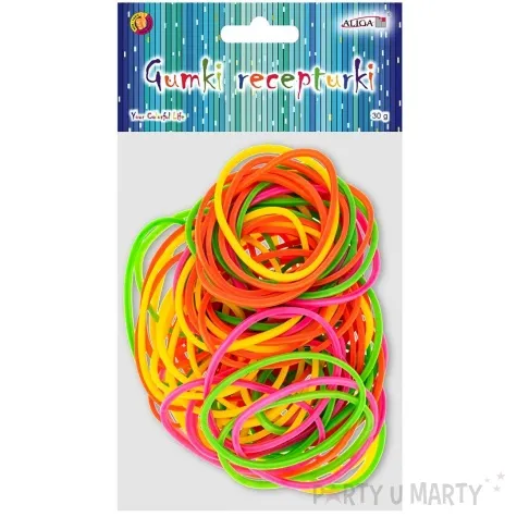gumki recepturki neonowe mix 30g aliga
