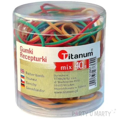 gumki recepturki tuba mix 40 g titanum