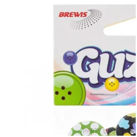 guziki dekoracyjne kolorowy mix brewis 20 mm 20 szt