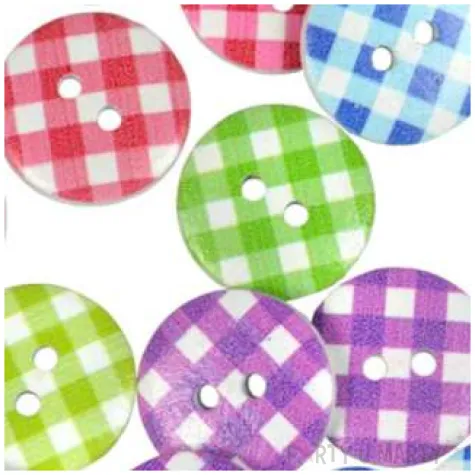 guziki dekoracyjne w kratke mix kolor arpex