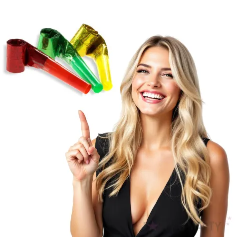 gwizdek zwijany holo mix godan 3 szt