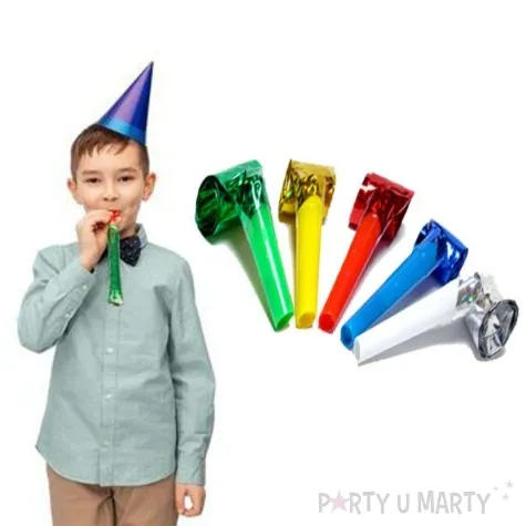 gwizdek zwijany mix holo 5 szt