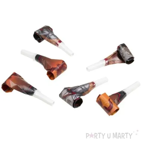 gwizdek zwijany rycerze amscan 8 szt