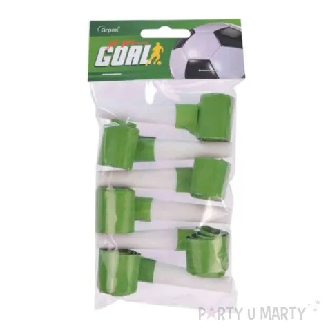 gwizdki papierowe classic zielony arpex 4 x 35 cm 6 szt