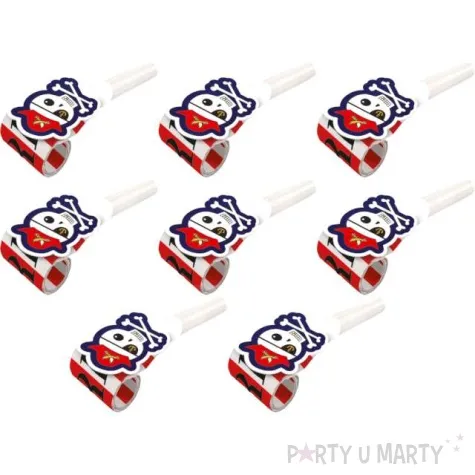 gwizdki pirackie amscan 8 szt