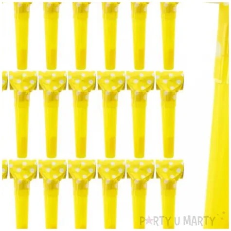 gwizdki zwijane groszki zolty godan 100 szt