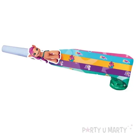 gwizdki zwijane my little pony kucyki amscan 8 szt