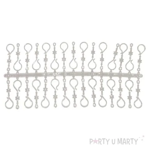 haczyki do ozdob classic srebrne arpex 30 szt