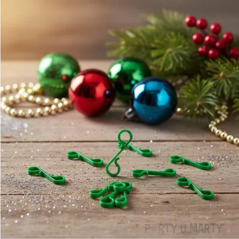 haczyki do ozdob classic zielone arpex 30 szt