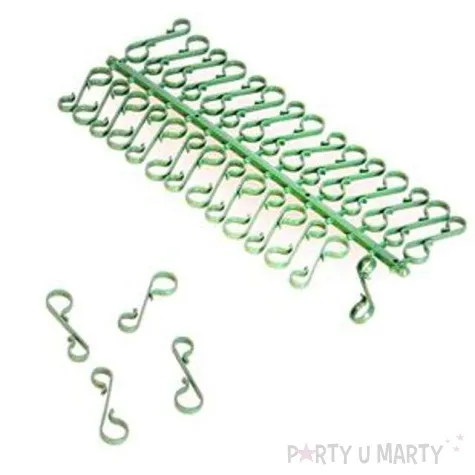 haczyki do ozdob classic zielone arpex 60 szt
