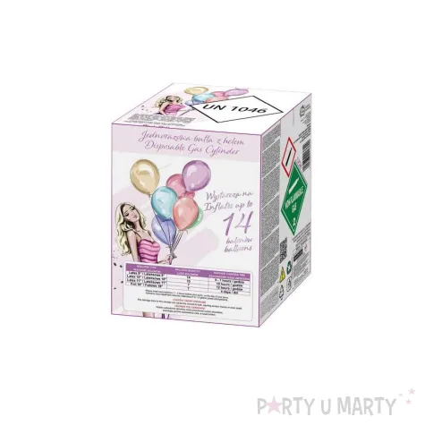 hel do balonow jednorazowa butla dekoracja na wesele urodziny komunie sylwestra