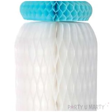 honeycomb butelka niebiesko biala godan