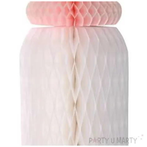 honeycomb butelka rozowo biala godan