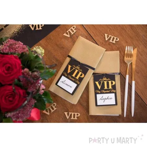 identyfikator party vip very important party santex 10 x 7 cm 10 szt