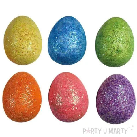 jajka styropianowe brokatowe jajka mix titanum 50 szt
