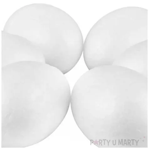 jajka styropianowe gladkie bialy arpex 7 cm 6 szt