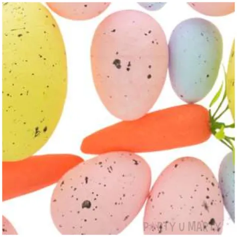 jajka styropianowe nakrapiane z marchewka mix arpex 3 5 5 cm 18 szt