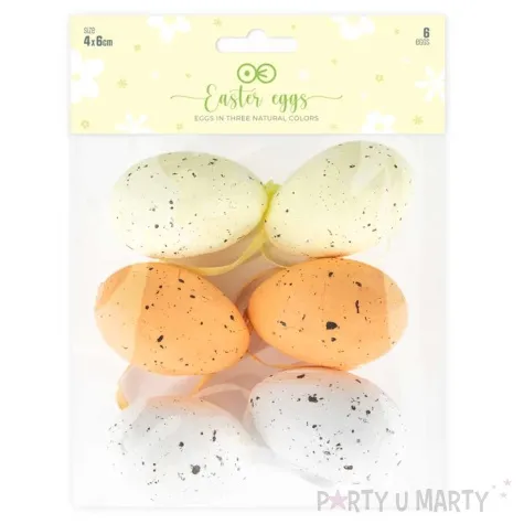 jajka zawieszki jajka partypal 6 szt